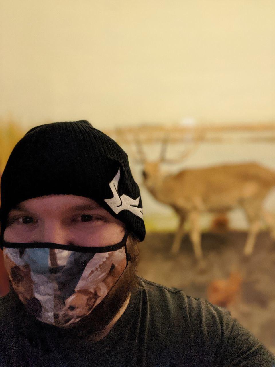Picture of me in front a deer